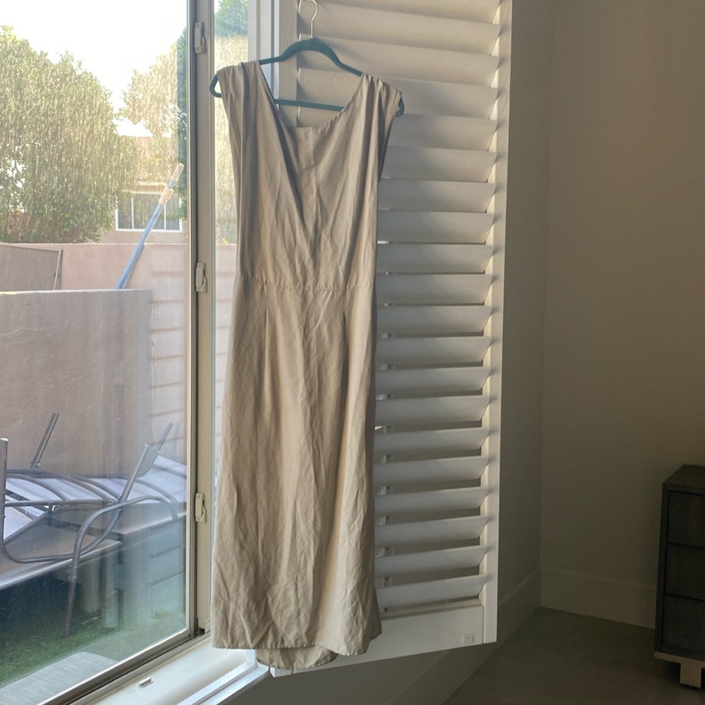OZMA raw silk dress Medium